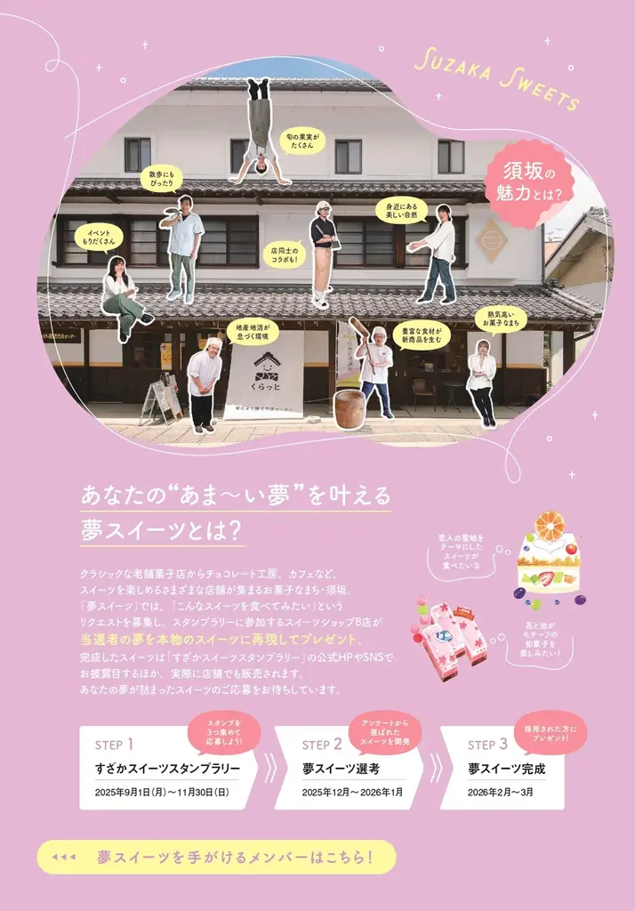 9/1(月)~11/30(日) お菓子な街・須坂でスイーツ店巡りを楽しもう!あなたの夢のスイーツを商品化&プレゼントも「すざかスイーツスタンプラリー Season6」@長野県須坂市 画像 4