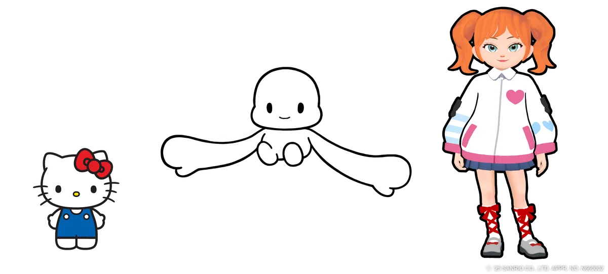 サンリオキャラクターズのメタバースを舞台にした新作ソーシャルVRゲーム『Hello Kitty Skyland』プロジェクト発表のお知らせ 画像 2