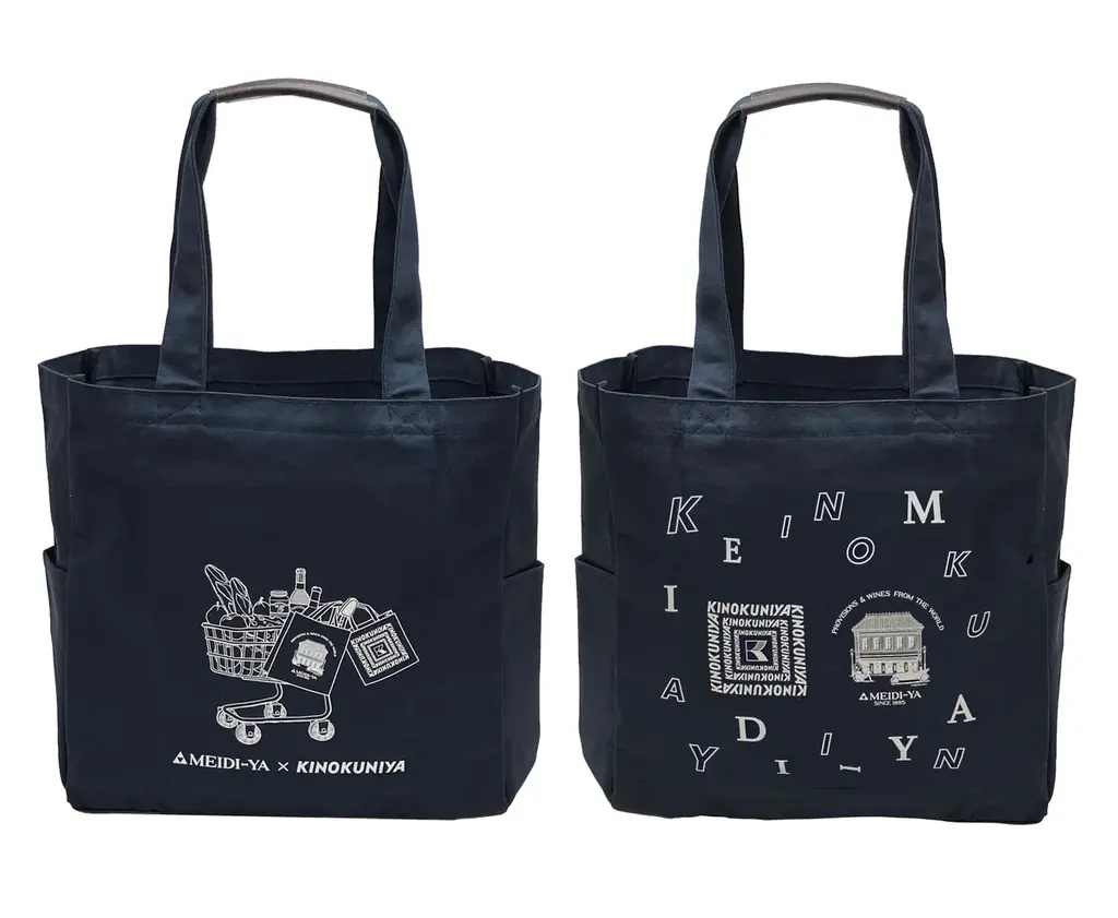 【紀ノ国屋×明治屋】初のコラボレーション!両社の“ロゴ”が映える「レザーハンドルコットンバッグ ブラウン」新登場 画像 7