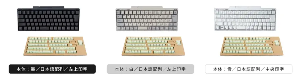 HHKB Professional HYBRID Type-Sと山葵（わさび）キートップのセット商品が相模原市ふるさと納税返礼品に追加採用 画像 2