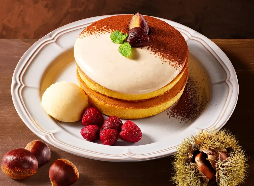 9月25日発売｜珈琲館のふんわり濃厚マロンホットケーキ