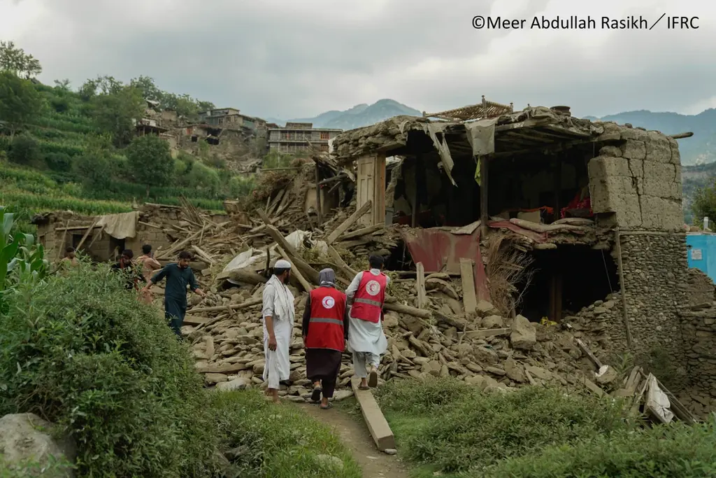 日赤、アフガニスタン地震救援金の受付を開始
