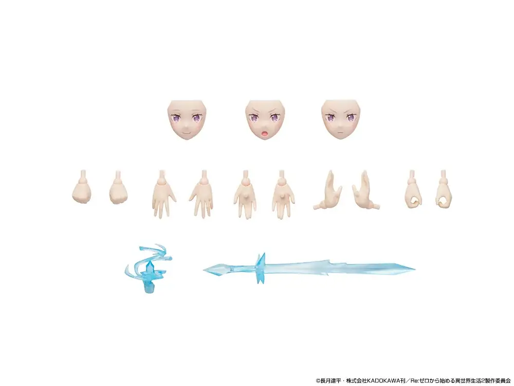 KADOKAWA PLASTIC MODEL SERIES 「Re:ゼロから始める異世界生活」 エミリア 予約開始！ 画像 7