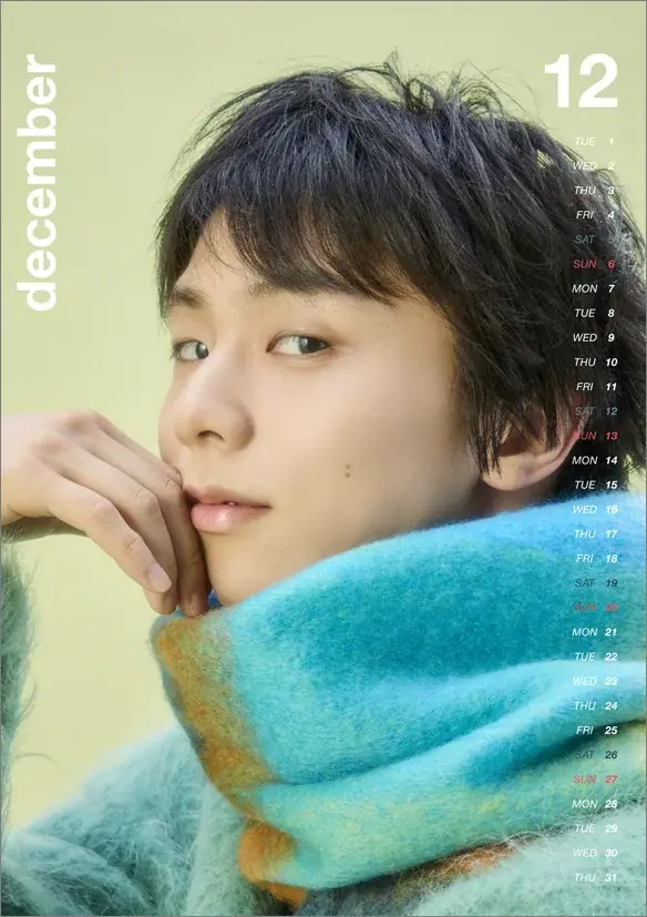 【2026年版 羽生結弦 カレンダー】中面デザインを初公開!! 画像 3
