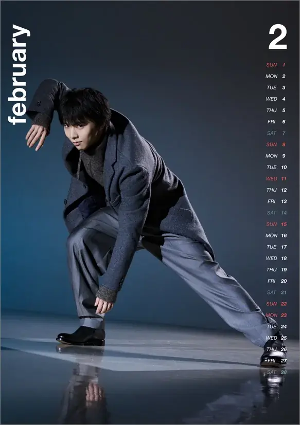 【2026年版 羽生結弦 カレンダー】中面デザインを初公開!! 画像 4