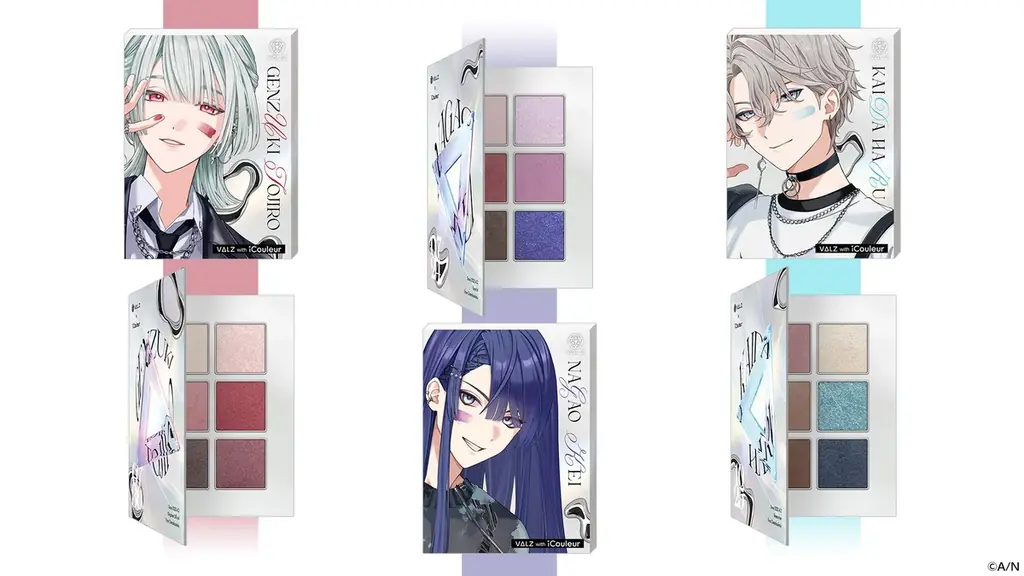 にじさんじ所属「VΔLZ」とのコラボコスメが登場!撮り下ろしビジュアルをあしらったアイシャドウパレットを9月12日より発売決定 画像 2