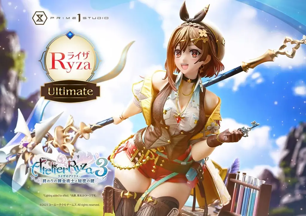 最後の夏の姿を立体化！『ライザのアトリエ３ 〜終わりの錬金術士と秘密の鍵〜』より、ライザの1/4スケールスタチューが登場 画像 1