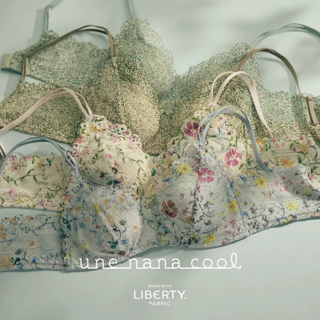 【2025/9/4 デビュー】英国・リバティ社のリバティプリントを使用した「une nana cool　Made With Liberty Fabric」”第8弾”が登場！ 画像 1