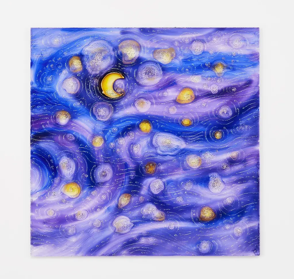 展覧会『大ゴッホ展 夜のカフェテラス』会場限定にて、ガラス絵で描いた『夜のカフェテラス缶』を新発売。ゴッホの絵画の世界観を缶の内側まで表現したお菓子缶 画像 6