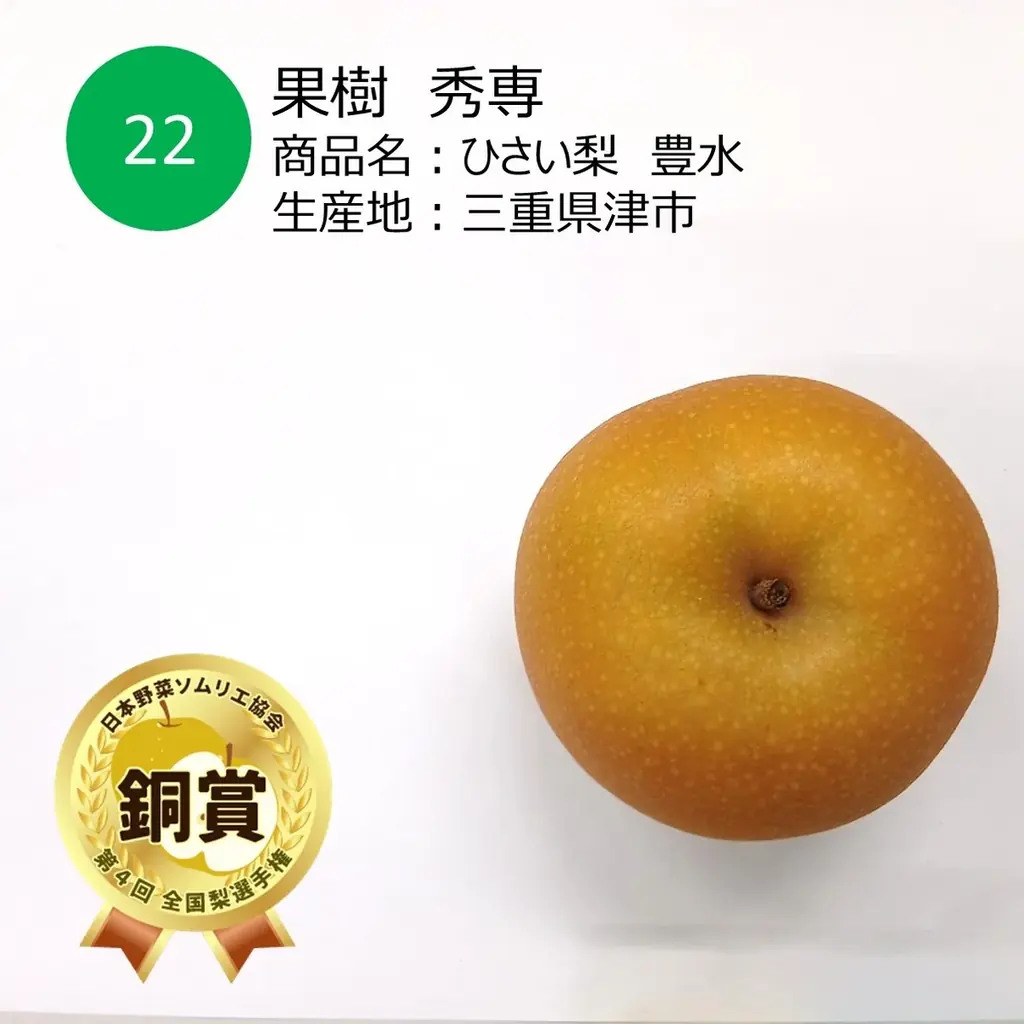 おいしい「梨」NO.１が決定！今年の日本一は、梨の船芳園 （千葉県船橋市）「’船芳’極み梨 秋のほほえみ」に決定！ 画像 8