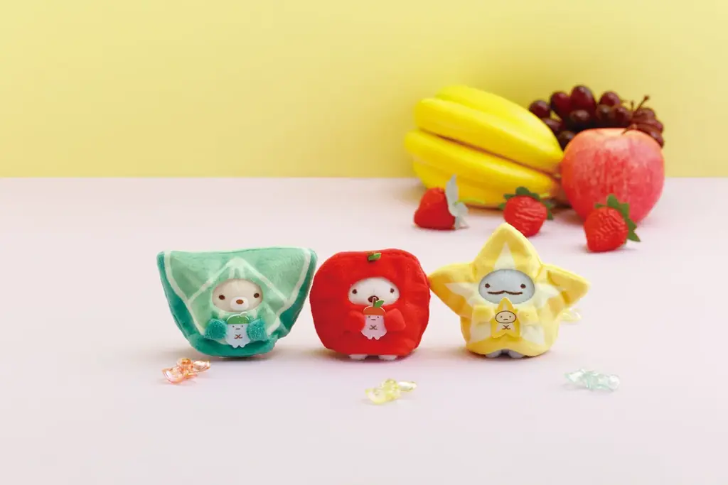 10周年を迎えたすみっコぐらしコレクション!10周年記念“復刻カプセルてのりぬいぐるみ”や新シリーズ『フルーツパーラー』が新発売! 画像 4