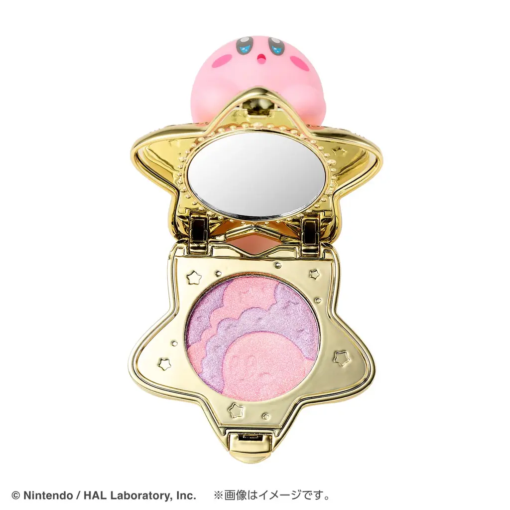 ワープスターに乗ったカービィが可愛い！星降る夜のきらめきをのせた「星のカービィ」のコスメが登場！ 画像 3