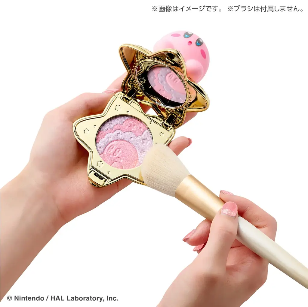 ワープスターに乗ったカービィが可愛い！星降る夜のきらめきをのせた「星のカービィ」のコスメが登場！ 画像 4