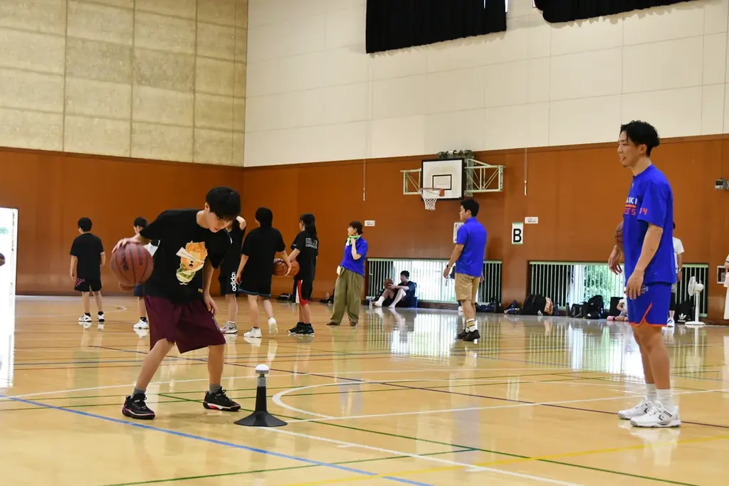 【茨城県五霞町】茨城ロボッツ×五霞町 中学生が現役プロバスケットボール選手との交流。県西地域で初めてのクリニック（実技指導）開催！ 画像 6