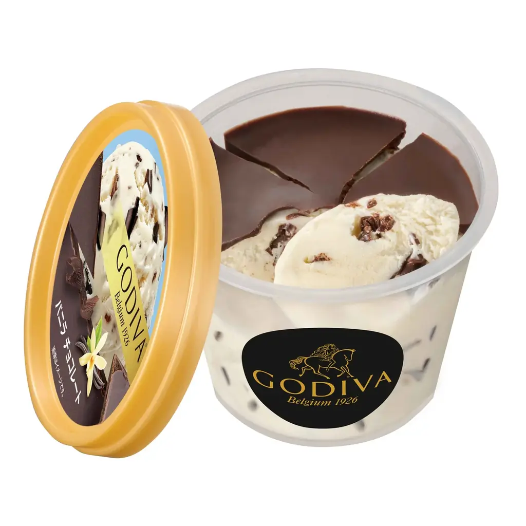 チョコレートブランドが本気でこだわったバニラアイス！ゴディバ カップアイス「バニラ チョコレート」登場 画像 1