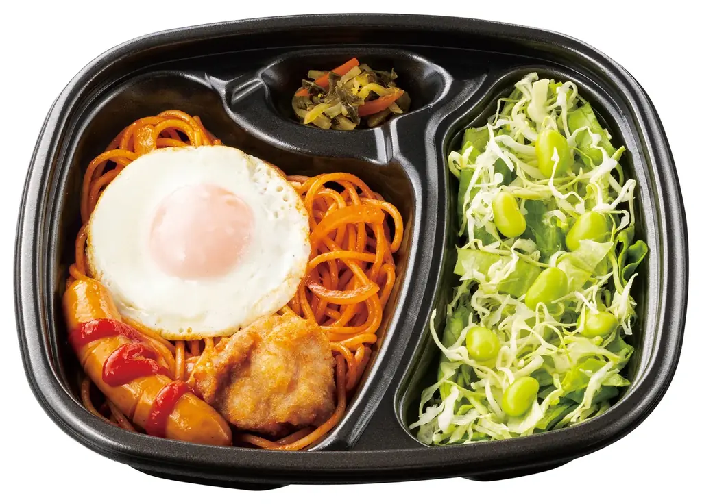 ワンコインで楽しめる「ほっともっと」の新・麺メニュー!どこか懐かしい味わいのナポリタンをサラダやごはんと一緒に『特製ナポリタン&サラダ』『特製ナポリタン弁当』 画像 2