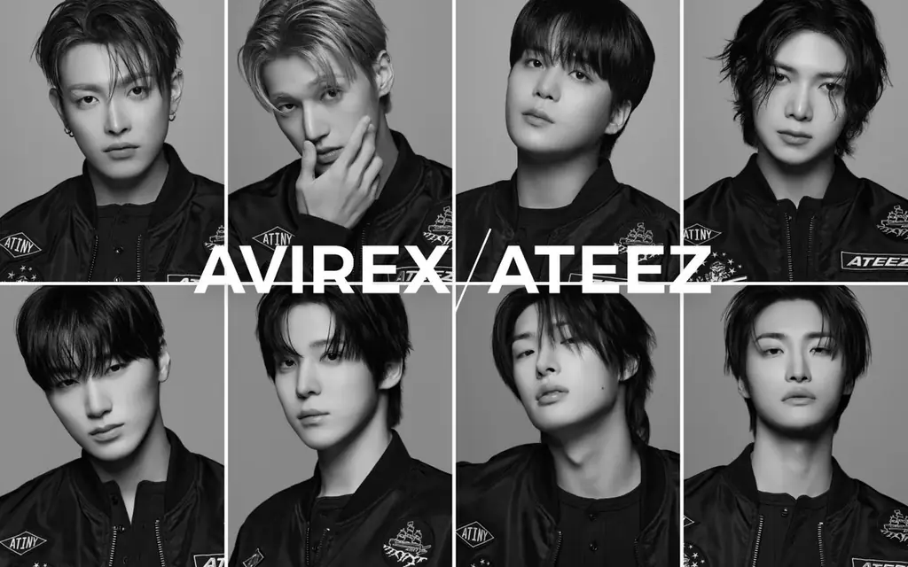 9月10日発売｜ATEEZ×AVIREXの50周年コラボ