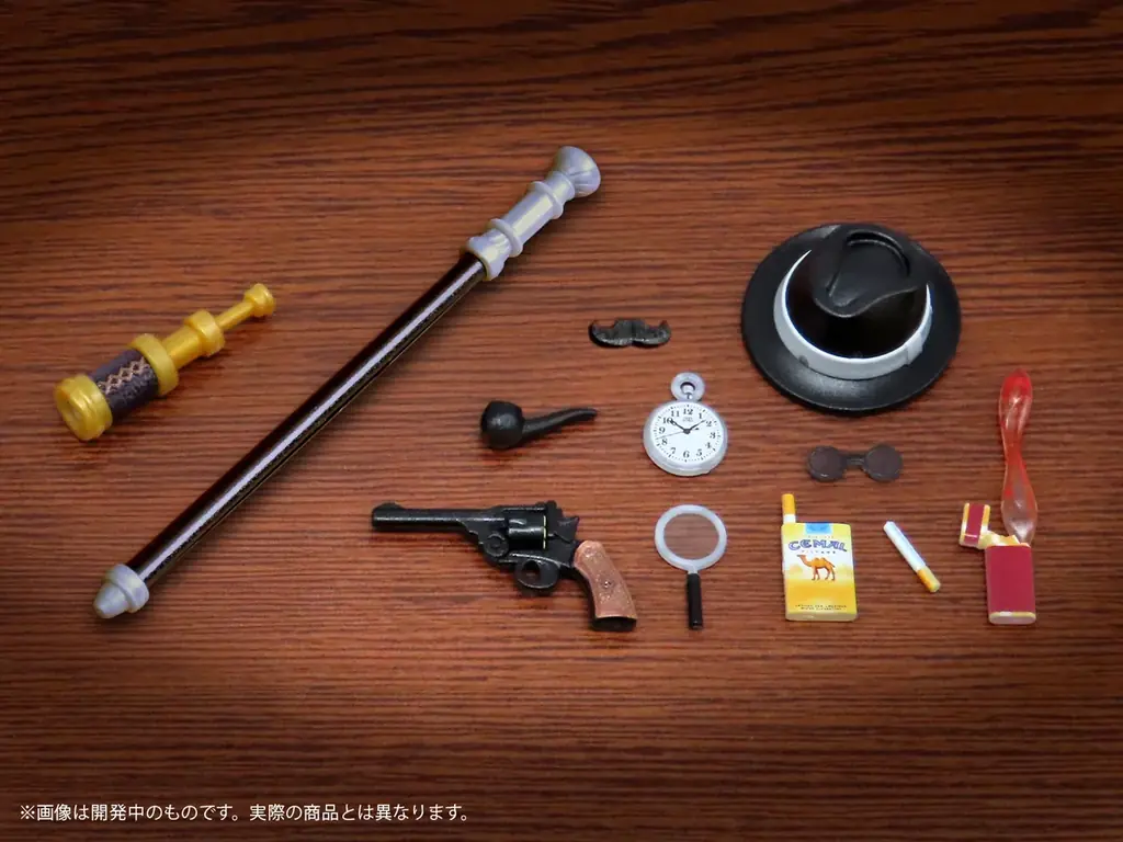 「フィギュアの武器 探偵の嗜み」「フィギュアの遊び サスペンス 1.5+α」が、フルカラー印刷を施した塗装いらずのプラキットで登場。あみあみにて予約受付中。 画像 5