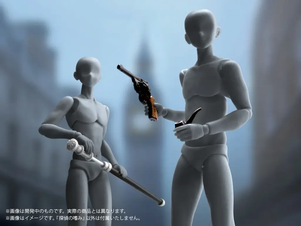 「フィギュアの武器 探偵の嗜み」「フィギュアの遊び サスペンス 1.5＋α」が、フルカラー印刷を施した塗装いらずのプラキットで登場。あみあみにて予約受付中。 画像 9