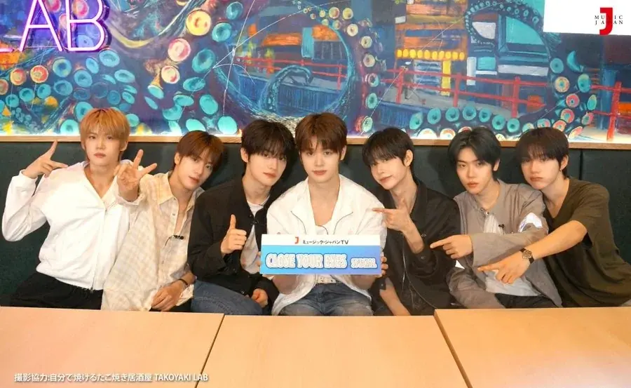 【テレビ放送決定】TAKOYAKI LABがミュージック・ジャパンTV特番のロケ地として登場！CLOSE YOUR EYESが大阪（心斎橋・なんば）で初めてのたこ焼き作りに挑戦！ 画像 1