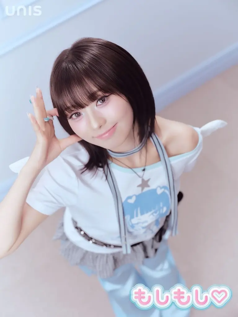 グローバルガールズグループ UNIS(ユニス)日本初デジタルシングル「もしもし♡」 ナナ、オ・ユナ、ゼリー、ヒョンジュのコンセプトビジュアルを公開 画像 4