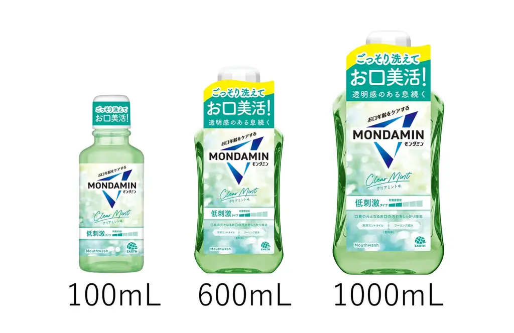 アース製薬 38年ぶりに、洗口液『モンダミン』を全面リニューアル　“お口年齢をケアする”モンダミンとして新登場！ 画像 17