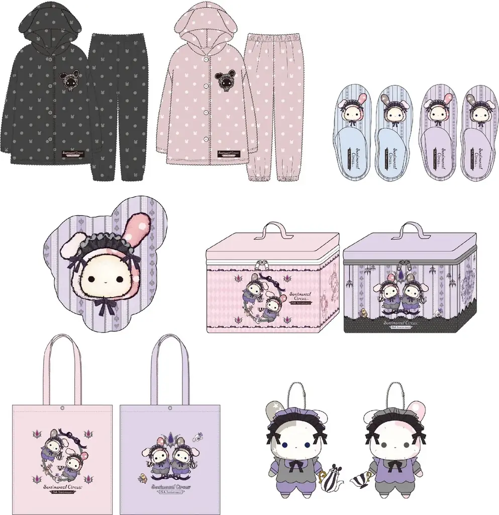 アベイルにてセンチメンタルサーカス15周年企画グッズが発売!ルームウェアやクッションなど幅広いアイテムが全国のアベイル店舗にて9月13日(土)より販売開始 画像 2