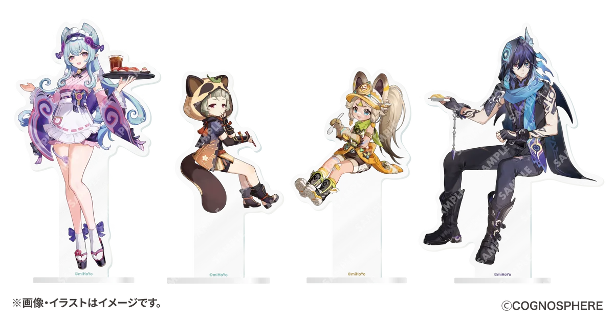 『原神』とスシローのコラボ第二弾を実施！9月10日(水)より全国のスシローにて開始！ 画像 24