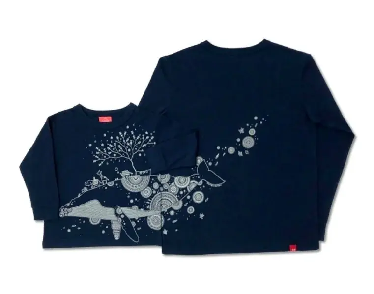 かめいち堂の細密ペン画がTシャツに　OJICO新作長袖発売