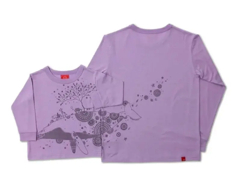 ペン1本で描かれた細密アート、かめいち堂「くじら」×OJICOの新作長袖Tシャツが登場！ 画像 2