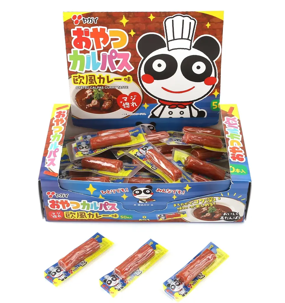 【シリーズ累計売上本数約80億本*】みんな大好き「カレー」と人気駄菓子「おやつカルパス」の最強タッグ『おやつカルパス欧風カレー味』2025年9月15日（月・祝）より全国で順次発売 画像 2
