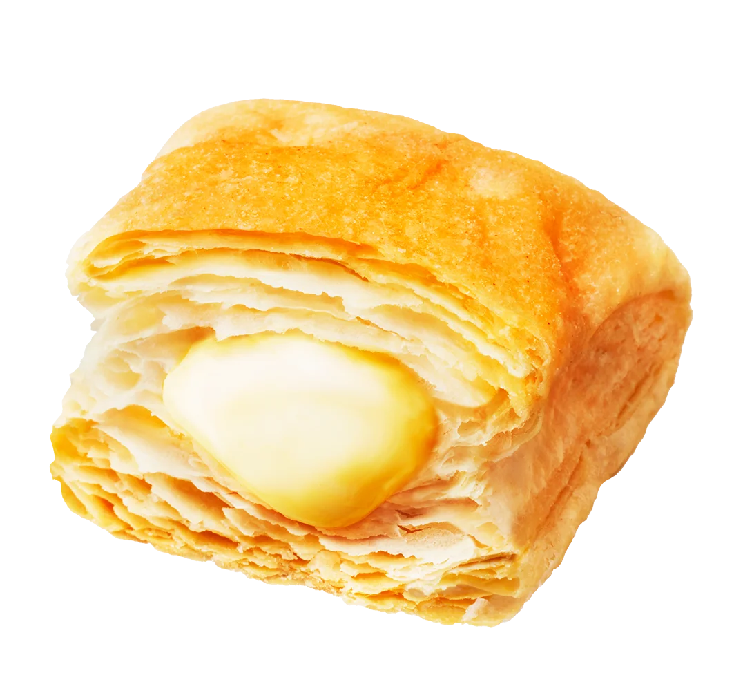 【まるで“生”食感！なめらかチーズフィリングを楽しむ新感覚のひとくちパイ】「生・チー メルティーチーズ」新登場　ありそうでなかった、甘くない“ご褒美パイ” 画像 2