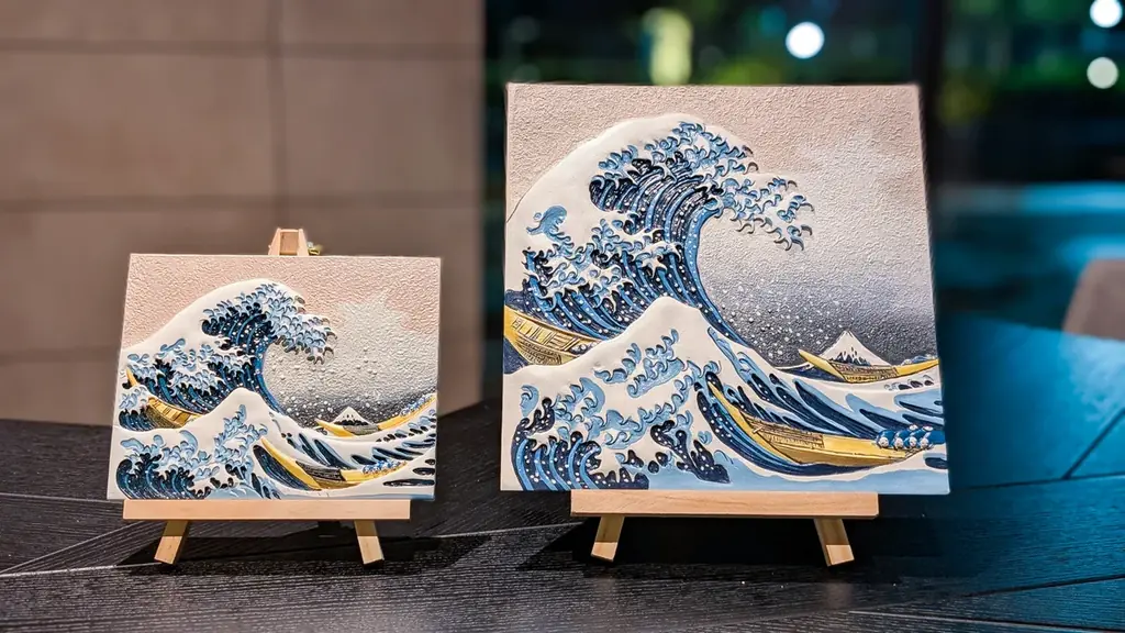 【名画好き必見】1万人が注目した「名画で立体アート」が待望の販売開始！ 画像 13