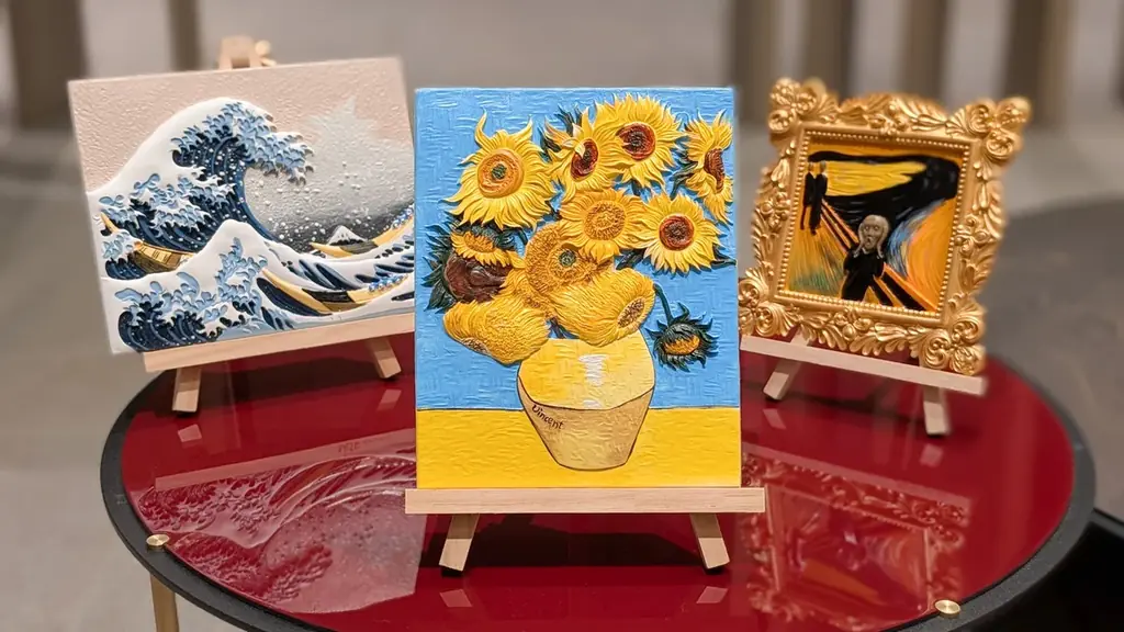 【名画好き必見】1万人が注目した「名画で立体アート」が待望の販売開始！ 画像 15
