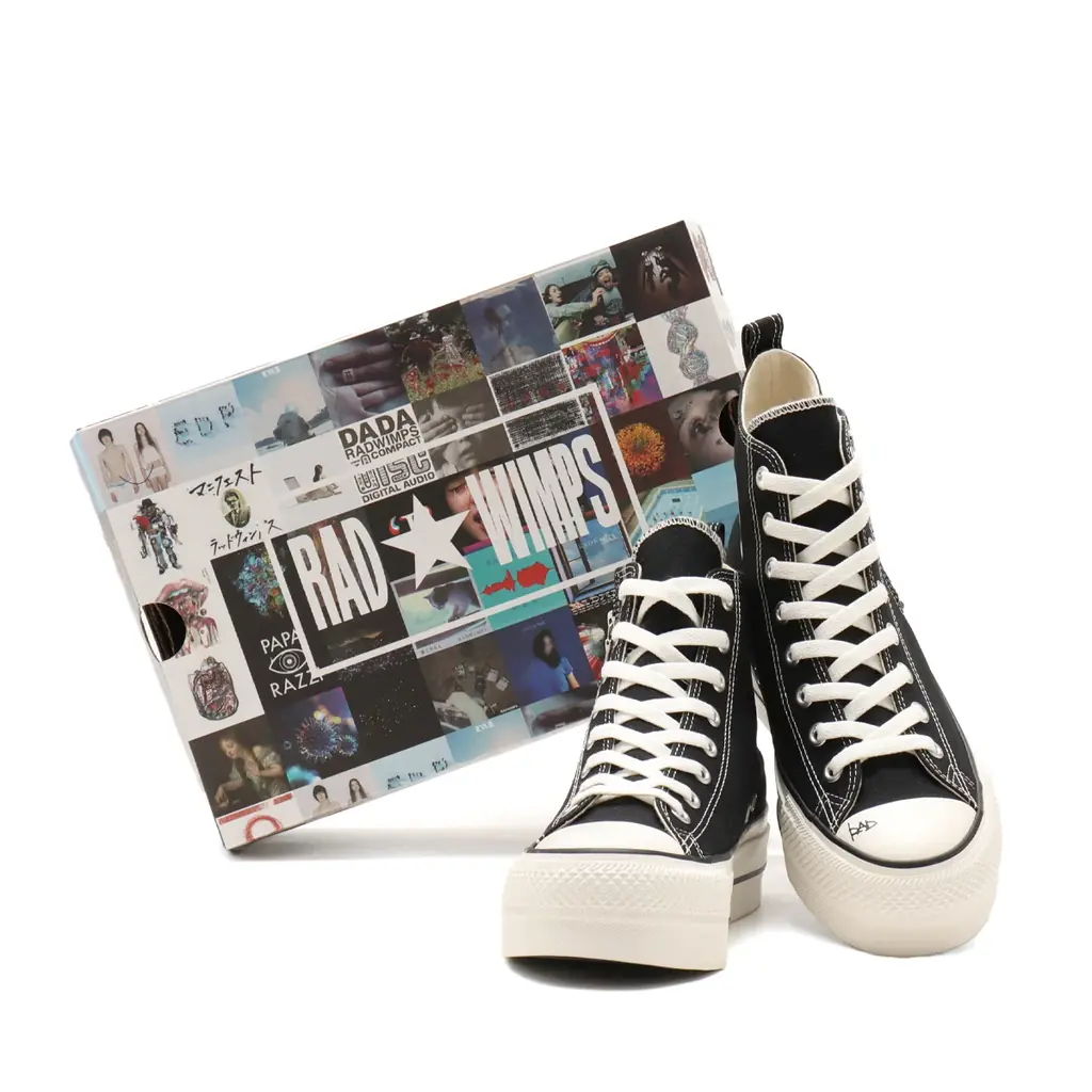 「RADWIMPS」メジャーデビュー20周年記念「atmos」× 「RADWIMPS」×「CONVERSE」トリプルコラボレーションモデルが発売 画像 2