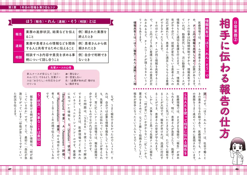 ハードな医療の世界で、自分らしく働くには？　看護学生・新人ナースの方の悩みに寄り添う『マンガ　ナースのお仕事サポートBOOK 　1年目を乗り切る！』９月18日発売 画像 3