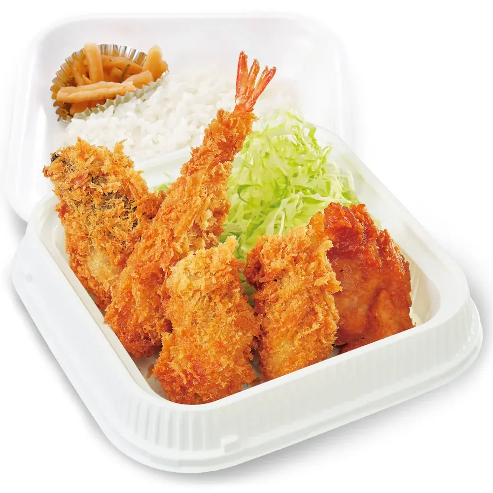 食欲の秋は海鮮で！4種の揚げ物を一度に味わう「秋の海鮮フライ定食」とんかつ専門店かつやに新登場 画像 5