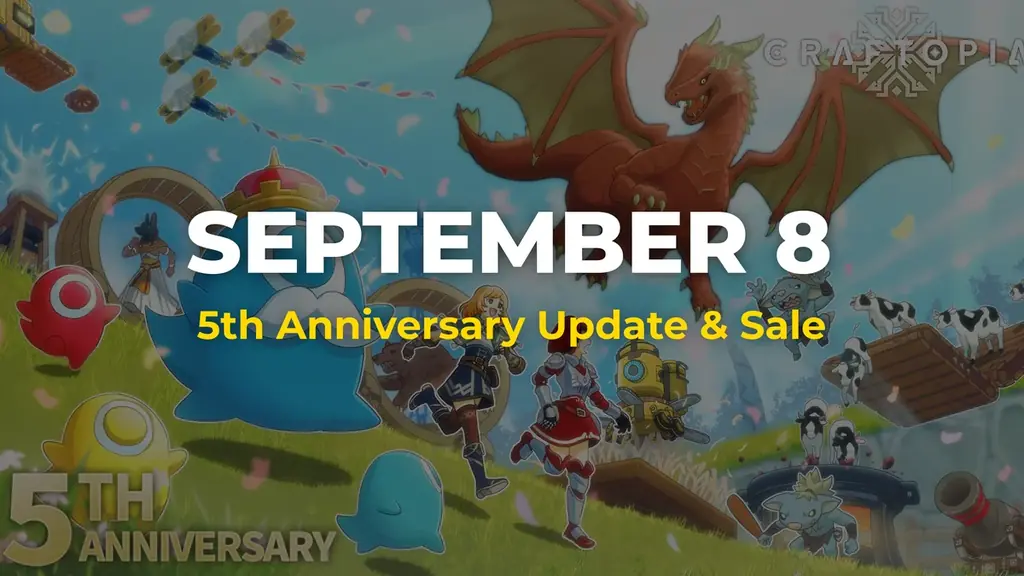 『クラフトピア』5周年記念アップデートが本日9/9実施！　Steamで40%オフの1680円になるセールも同時開催中！ 画像 2