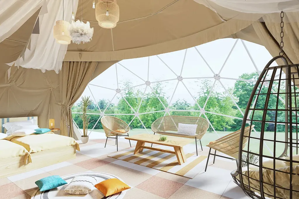 【2025年10月オープン】“甲子園約2個分”の広大な敷地を誇る、兵庫・赤穂海浜公園オートキャンプ場内に「赤穂シーサイドパークグランピング」が誕生。全日30％OFFの開業記念キャンペーン実施中！ 画像 11