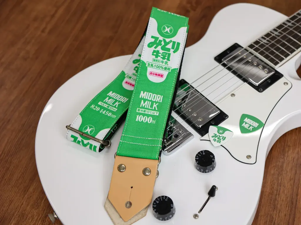 【九州乳業×島村楽器】九州で親しまれている「みどり牛乳」とコラボレーション！ギターストラップなど9月17日（水）に発売 画像 7