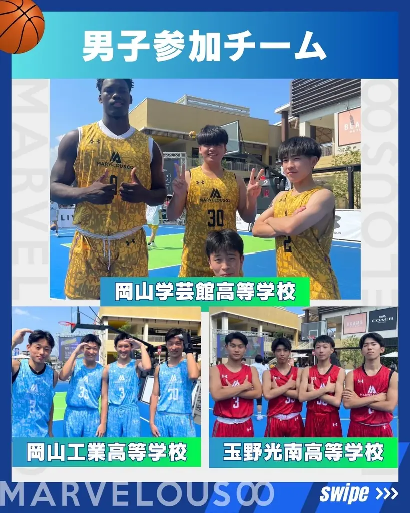 岡山から全国へ！3×3 MARVELOUS∞ 岡山大会 男女1チームずつが決勝進出を果たす 画像 3