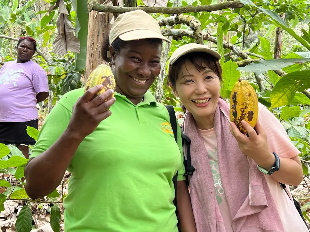 ＜カフェタナカ ＞ 西アフリカ サントメ島産カカオの魅力＆現地生産者との交流イベントを、阪急うめだ本店『ツリーテラス』で開催！ 画像 8