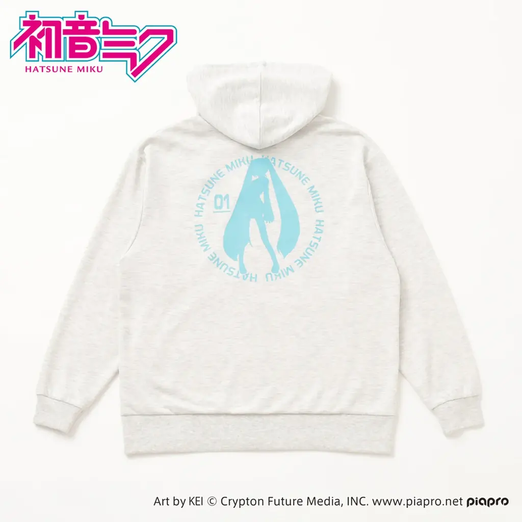 【イオン限定】ダブルフォーカスから「初音ミク」“プリントＴシャツ”と“ジップパーカ”を９月１２日（金）新発売 画像 14