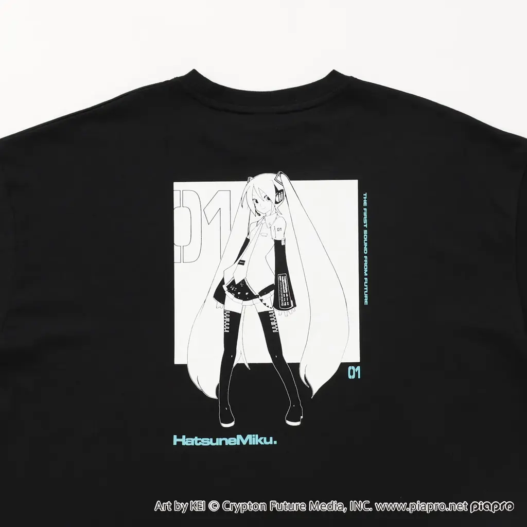 【イオン限定】ダブルフォーカスから「初音ミク」“プリントＴシャツ”と“ジップパーカ”を９月１２日（金）新発売 画像 4