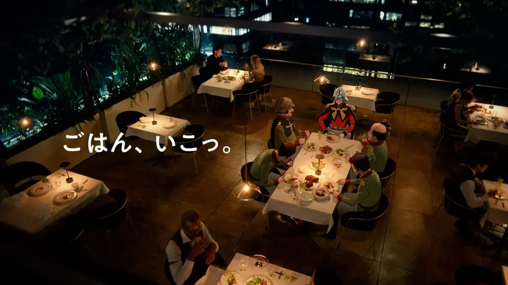 ホットペッパーCMにシャア登場　夜の外食シーンに注目