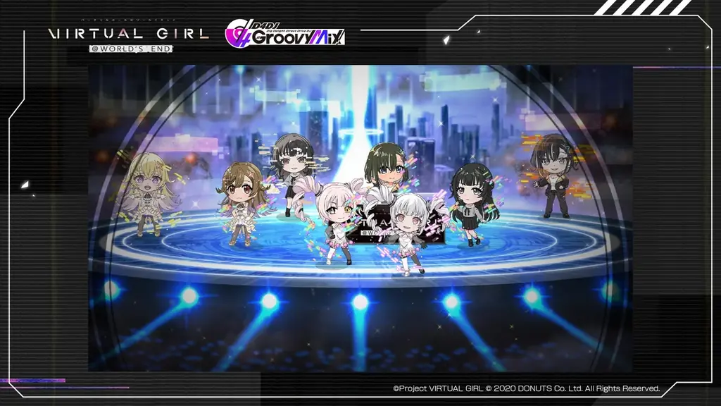 スマートフォン向けリズムゲーム「D4DJ Groovy Mix」、終末系ビジュアルノベルゲーム『VIRTUAL GIRL @ WORLD’S END』とのコラボ特番にて、コラボイベントの詳細を発表！ 画像 8