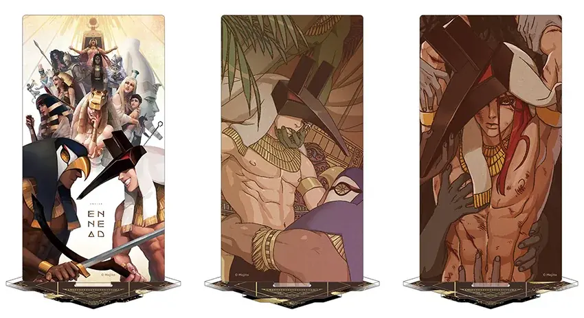 エジプト神話BL『ENNEAD』より、セトやホルス、オシリスら神々のイラストを使用した新商品が9月13日発売！　アニメイトでは、同日より特典「ブロマイド」がもらえるフェアの開催も!! 画像 2