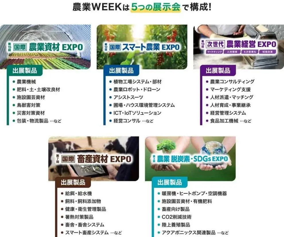 資材高騰・人手不足・環境配慮など、農業・畜産の課題解決のヒントが得られる展示会を開催 画像 2