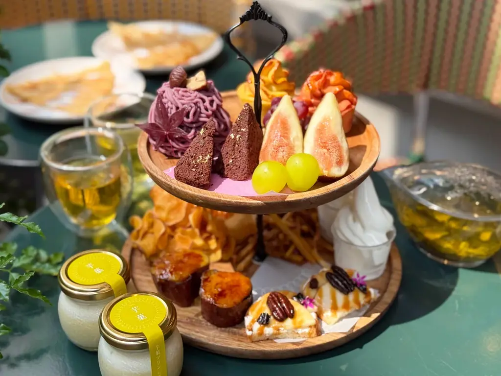 無添加・有機にこだわるお芋スイーツカフェ【芋菓】から秋だけの特別「アフタヌーンティーセット」が9月12日新登場！ 画像 1