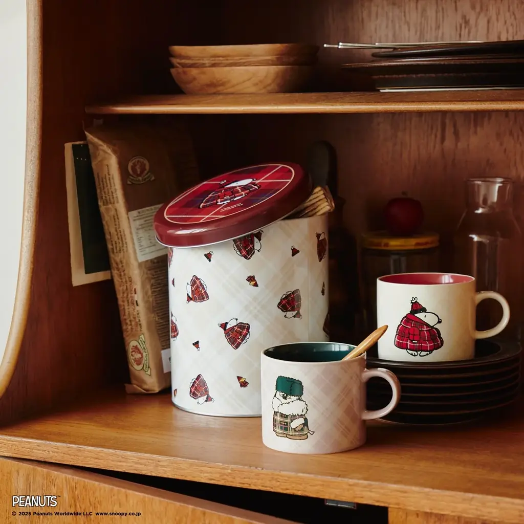 スヌーピー&オラフが秋の装いになって登場！アフタヌーンティーオリジナルのタータンチェックと限定コラボレーション 画像 2